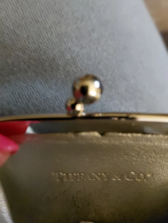 Tiffany & Co. Patent Leather Kiss Lock Coin Purse In Tiffany Blue - Picture 5 of 9